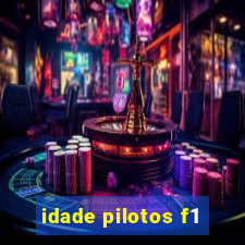 idade pilotos f1